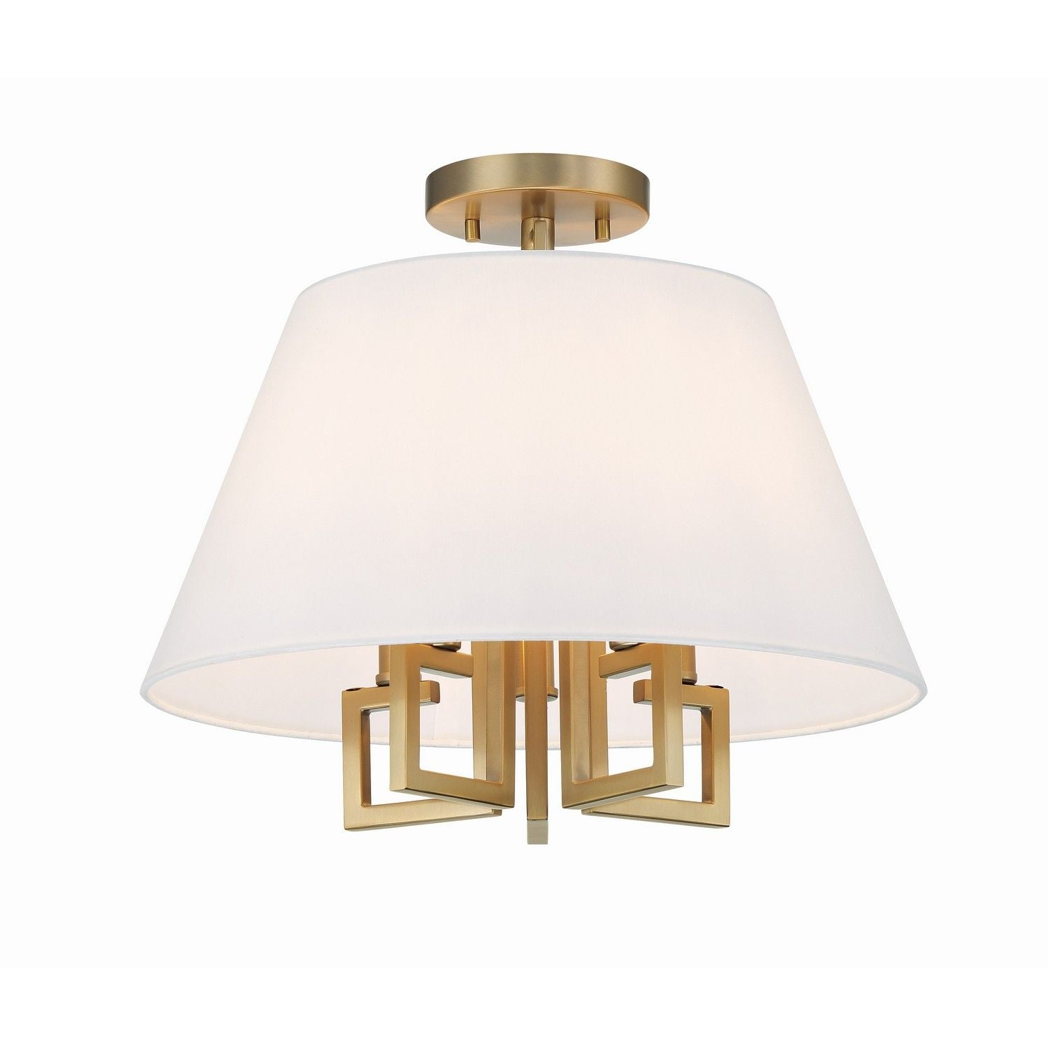Crystorama - 2255-VG_PLAFOND - Semi-luminaire à cinq lumières Plafonnier - Westwood - Or éclatant