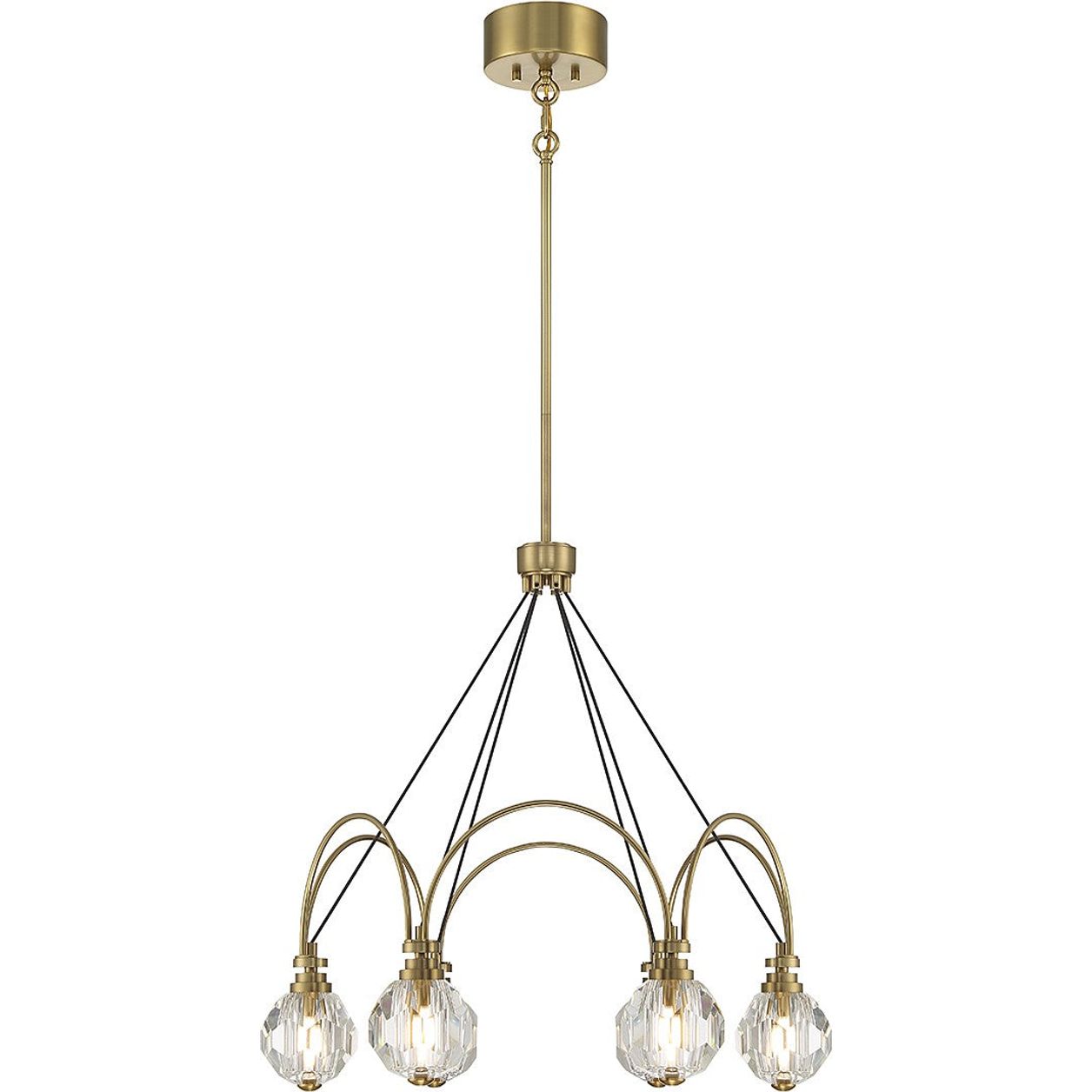 Savoy House - 1-2202-6-322 - LED Chandelier - Burnham - Warm Brass
