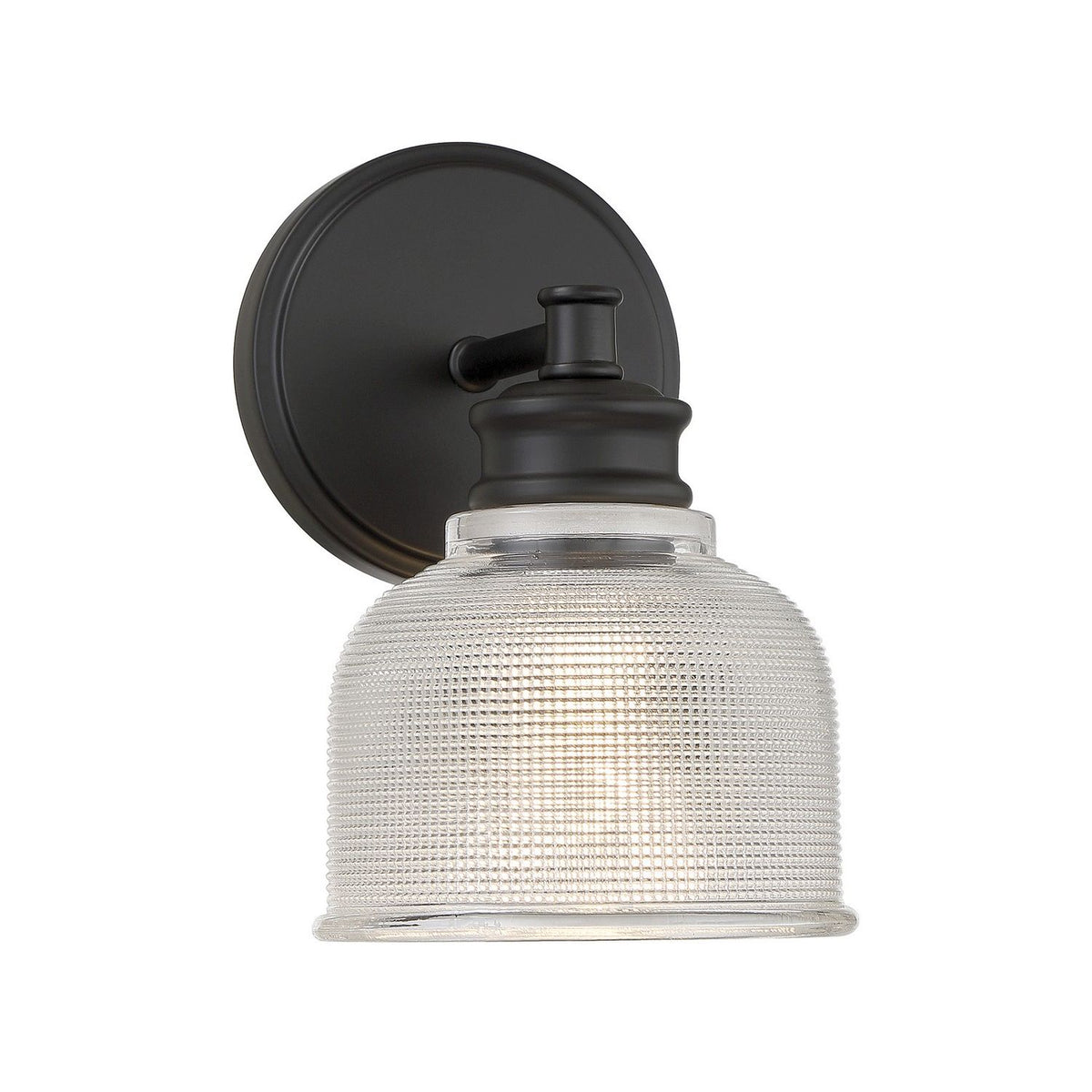 Meridian M90093MBK One Light Wall Sconce in Matte Black