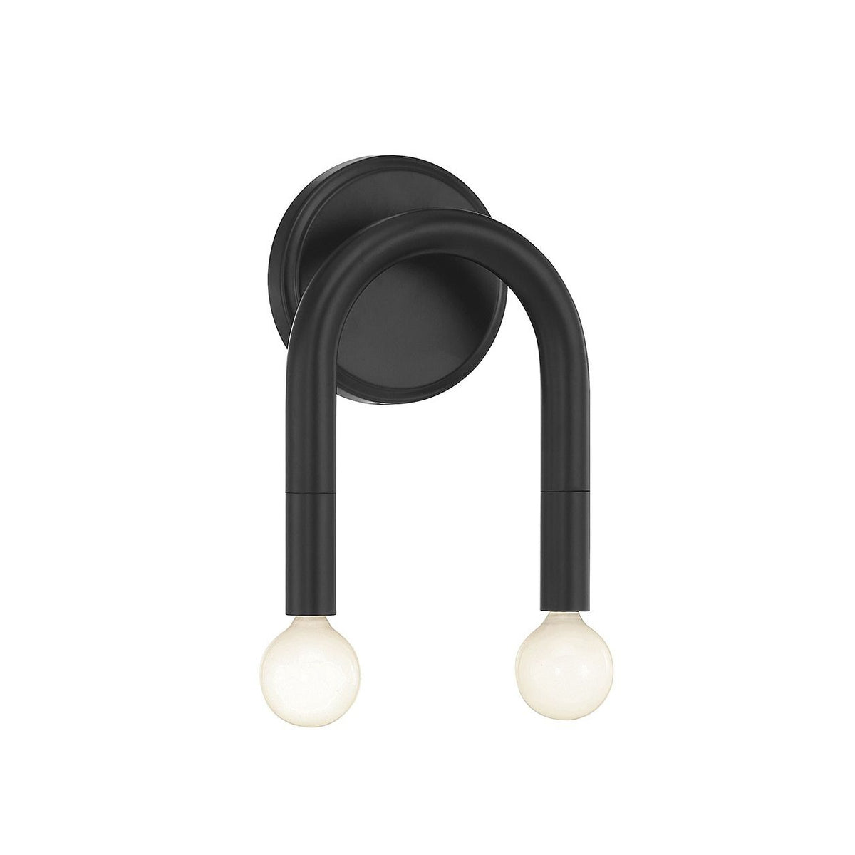 Meridian M90099MBK Deux lumières Murale en noir mat
