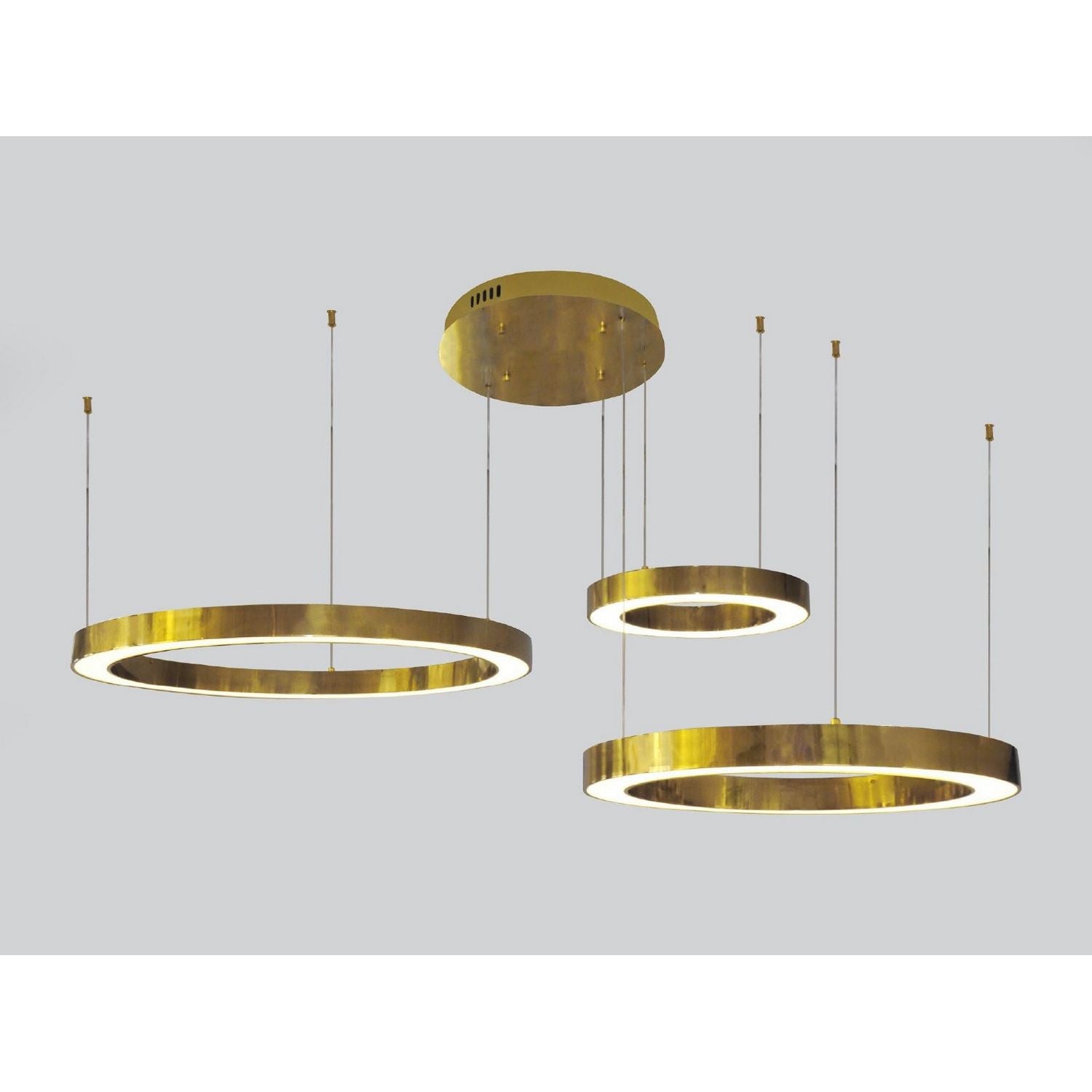 Éclairage d'avenue - HF4443-PB - LED Suspendu - Aria - Laiton poli