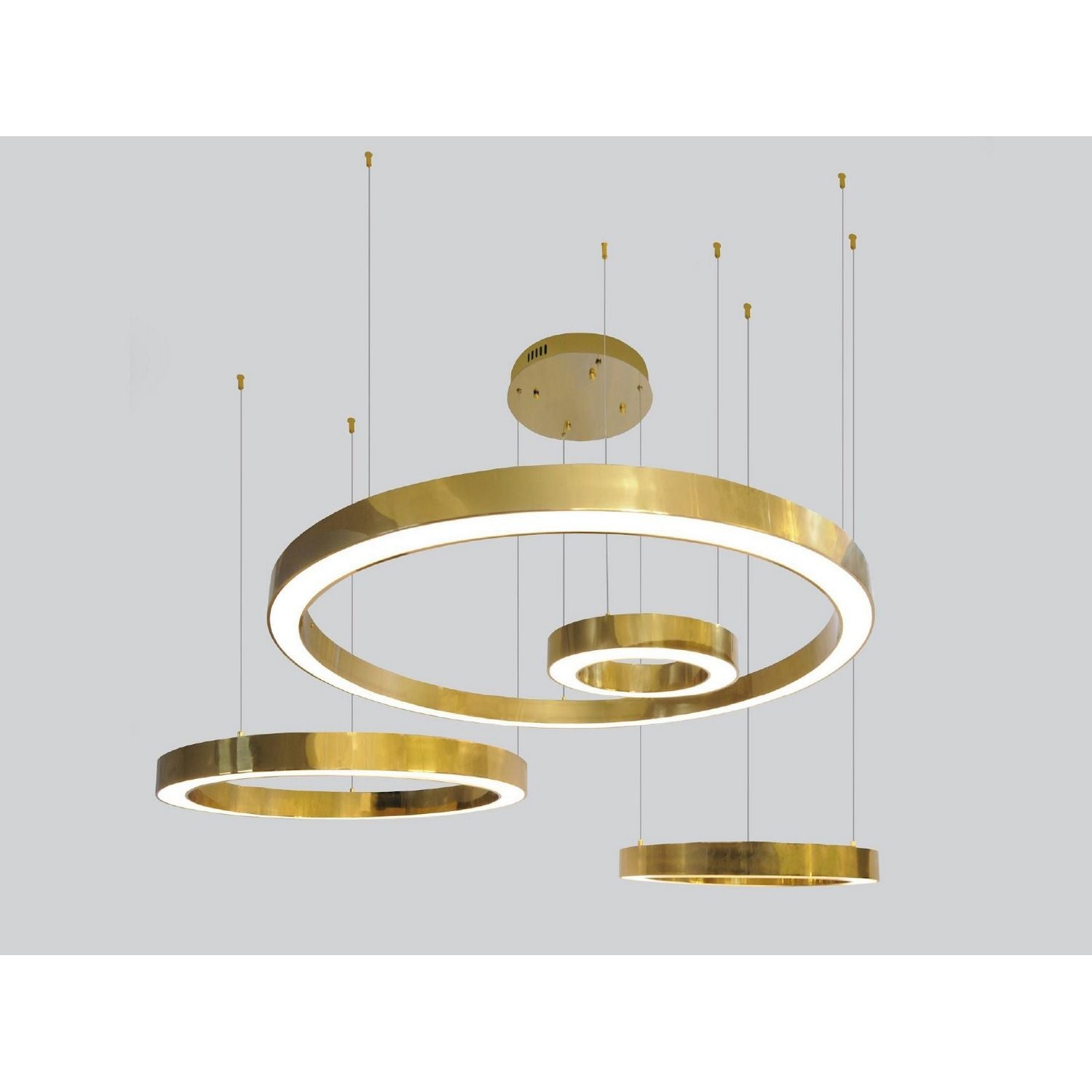 Éclairage d'avenue - HF4444-PB - LED Suspendu - Aria - Laiton poli