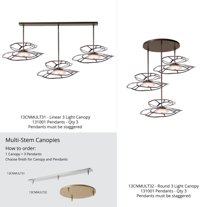 Hubbardton Forge 131001 Muse LED Pendant