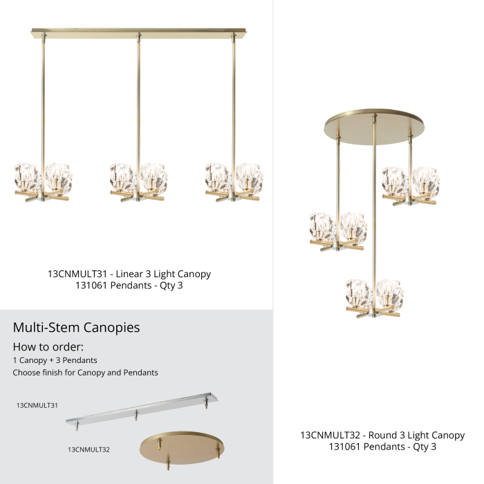 Hubbardton Forge 131061 Gatsby 4-Light Semi-Flush/Pendant
