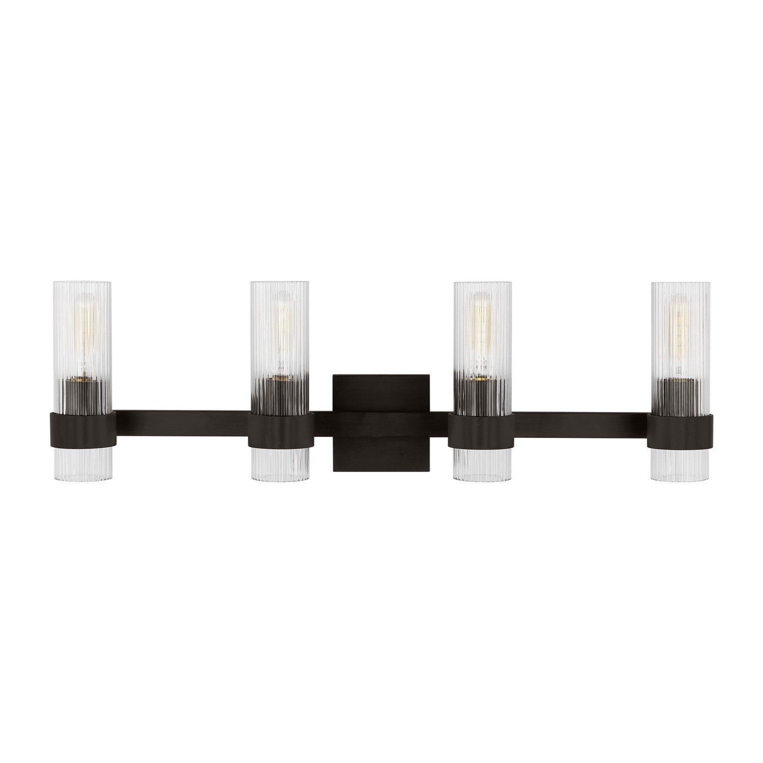 Visual Comfort Studio Canada - CV1024AI - Four Light Bath Vanity - Geneva - Aged Iron