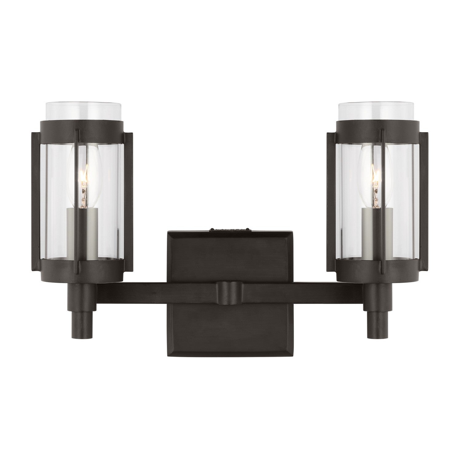 Visual Comfort Studio Canada - LV1012AI - Two Light Bath Vanity - Flynn - Aged Iron