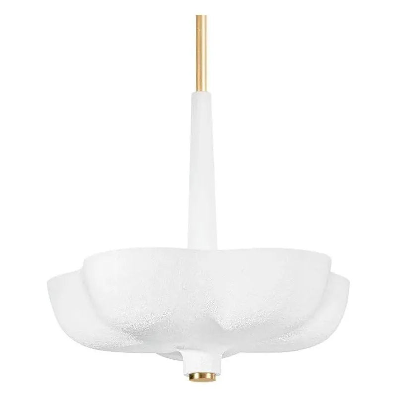 Corbett Lighting - 360-30-GL/GSW - Five Light Pendant - Rimini - Gold Leaf