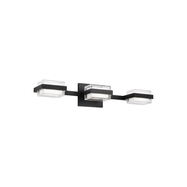 Visual Comfort Modern - 700BCKMD3HB-LED930 - LED Bath Vanity - Kamden - Nightshade Black