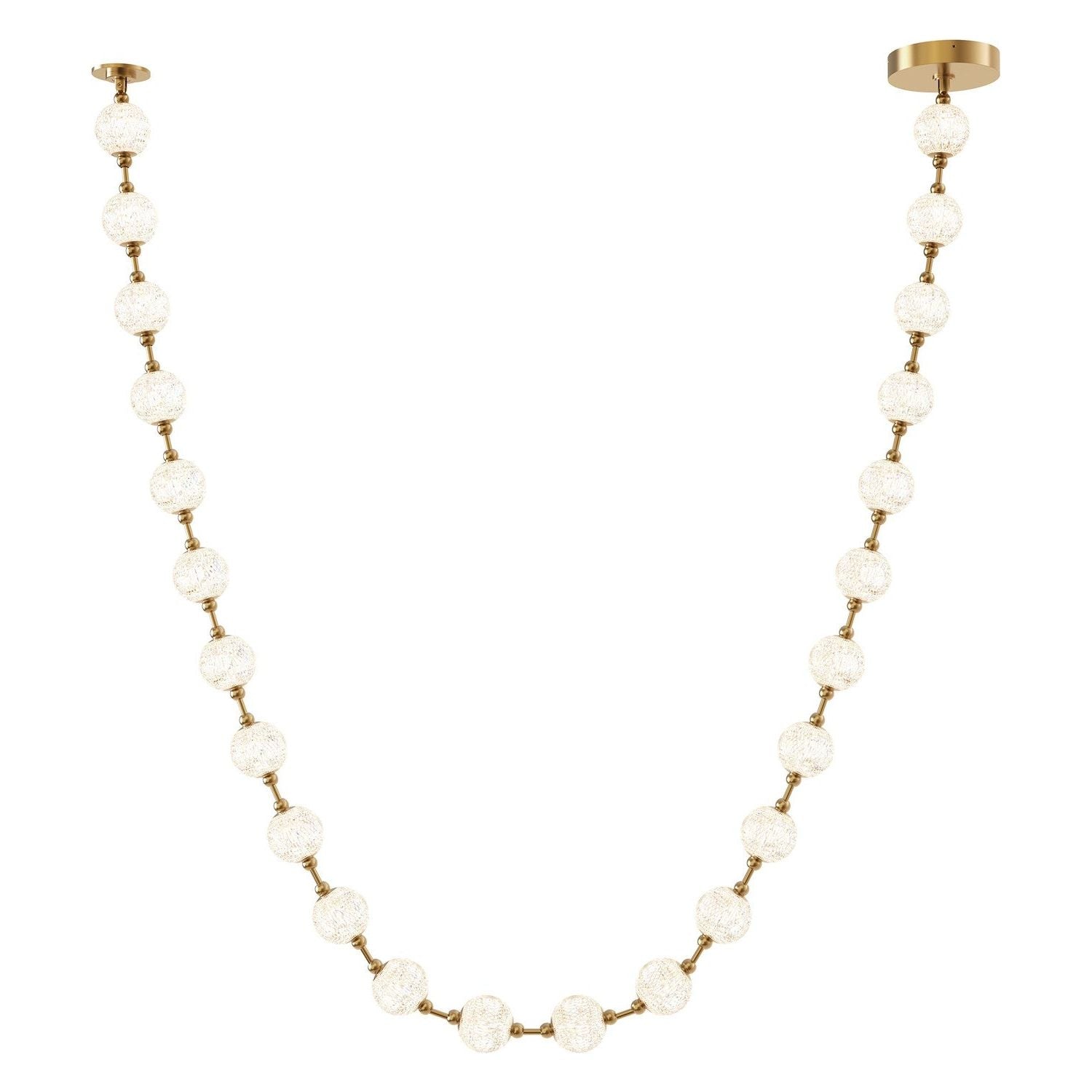 Alora Canada - PD321724NB - LED Pendant - Marni - Natural Brass