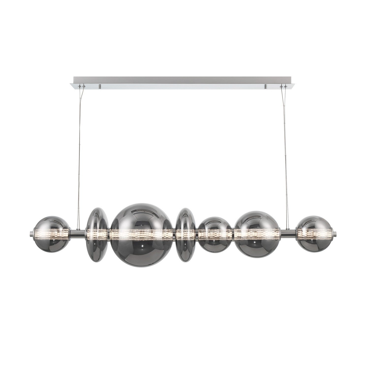 Eurofase Canada - 46772-022 - ATOMO-CHD-7LT-56IN-CHR-SK - ATOMO - Chrome