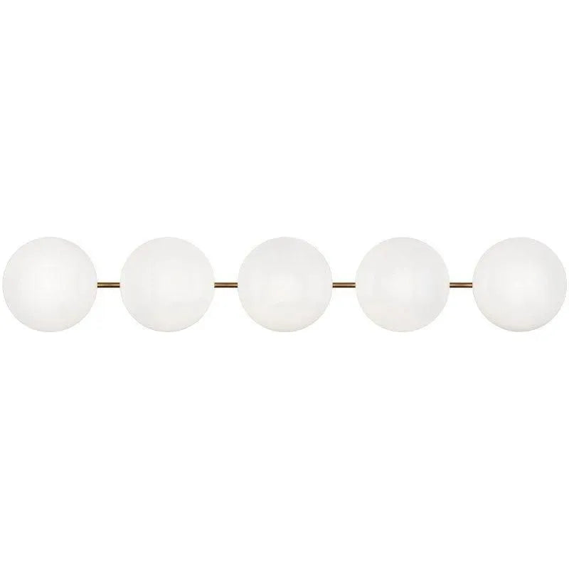 Matteo Canada - S05105AGOP - Five Light Wall Sconce - Pearlesque