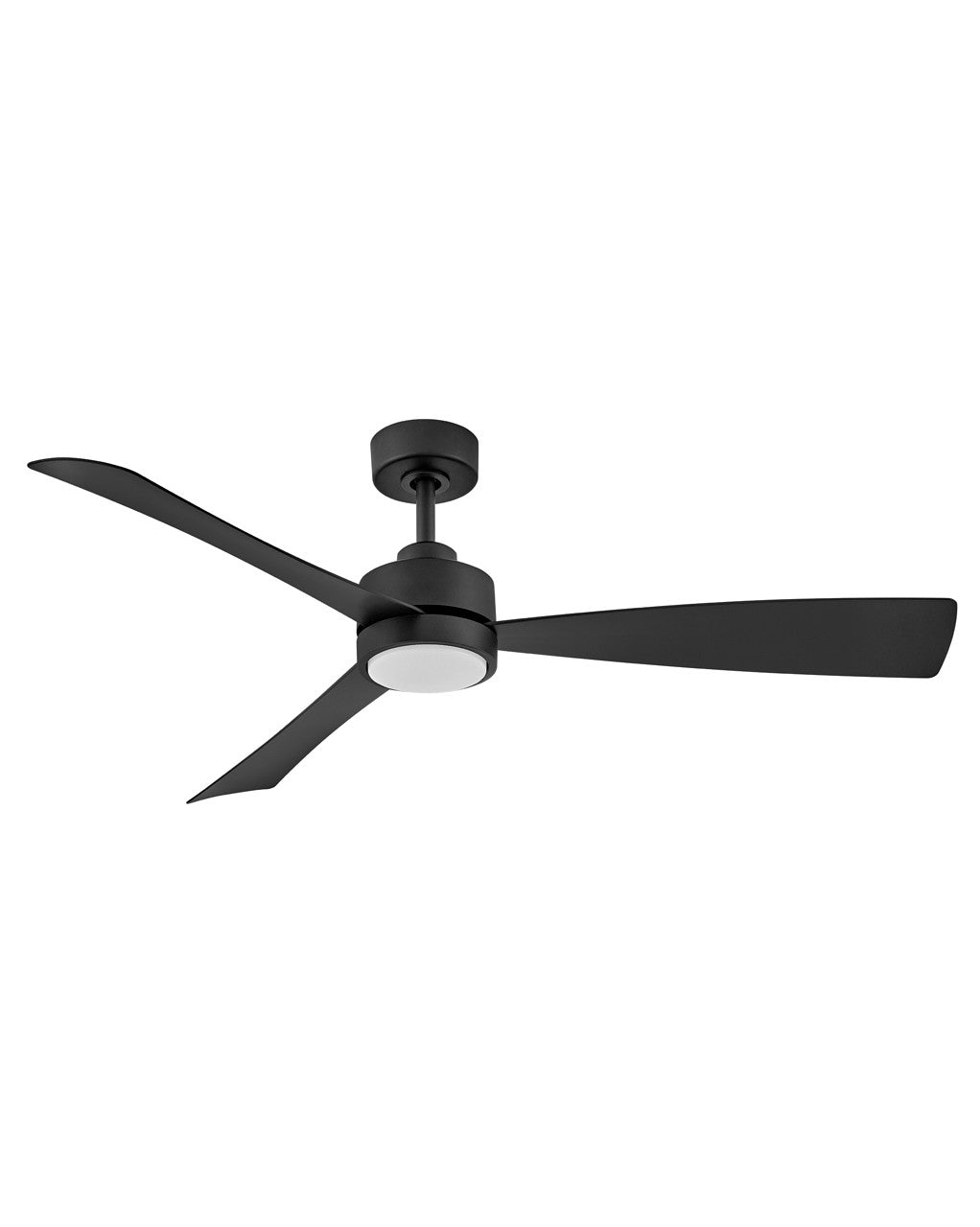 Hinkley Canada - 905756FMB-LWD - Plafond de 56 pouces Ventilateur - Iver - Noir mat