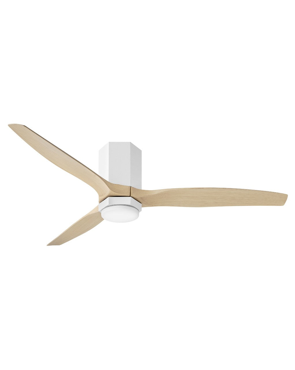 Hinkley Canada - 905852FMW-LDD - Plafond de 52 pouces Ventilateur - Facette - Blanc mat