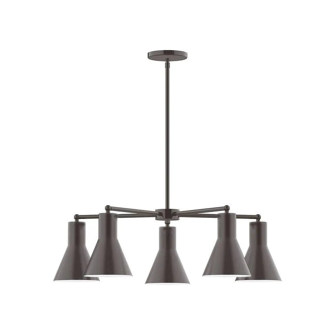Montclair Light Works - CHC436-51-L10 - LED Chandelier - J-Series - Architectural Bronze