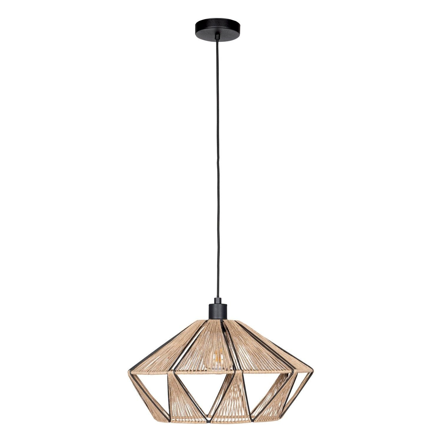 Eglo Canada - 206108A - One Light Pendant - Adwickle - Black