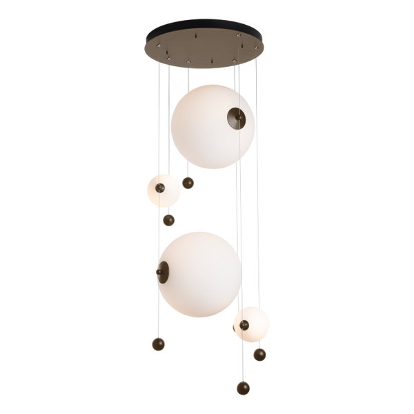 Abaque DEL Rond Suspendu multi-luminaire