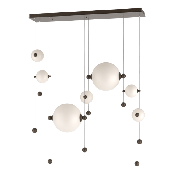 Abacus 7-Light Double Linear LED Pendant
