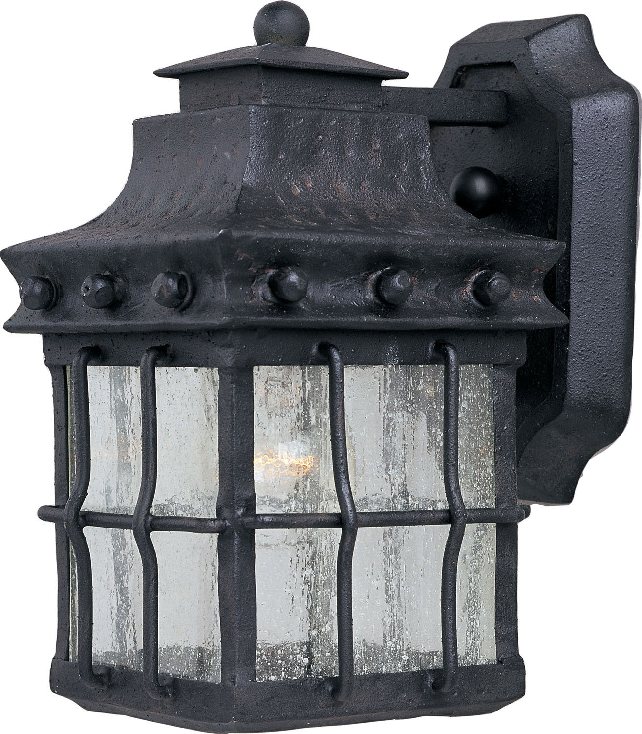 Maxim Lighting 30081CDCF Nantucket Outdoor Wall Lantern in Country Forge
