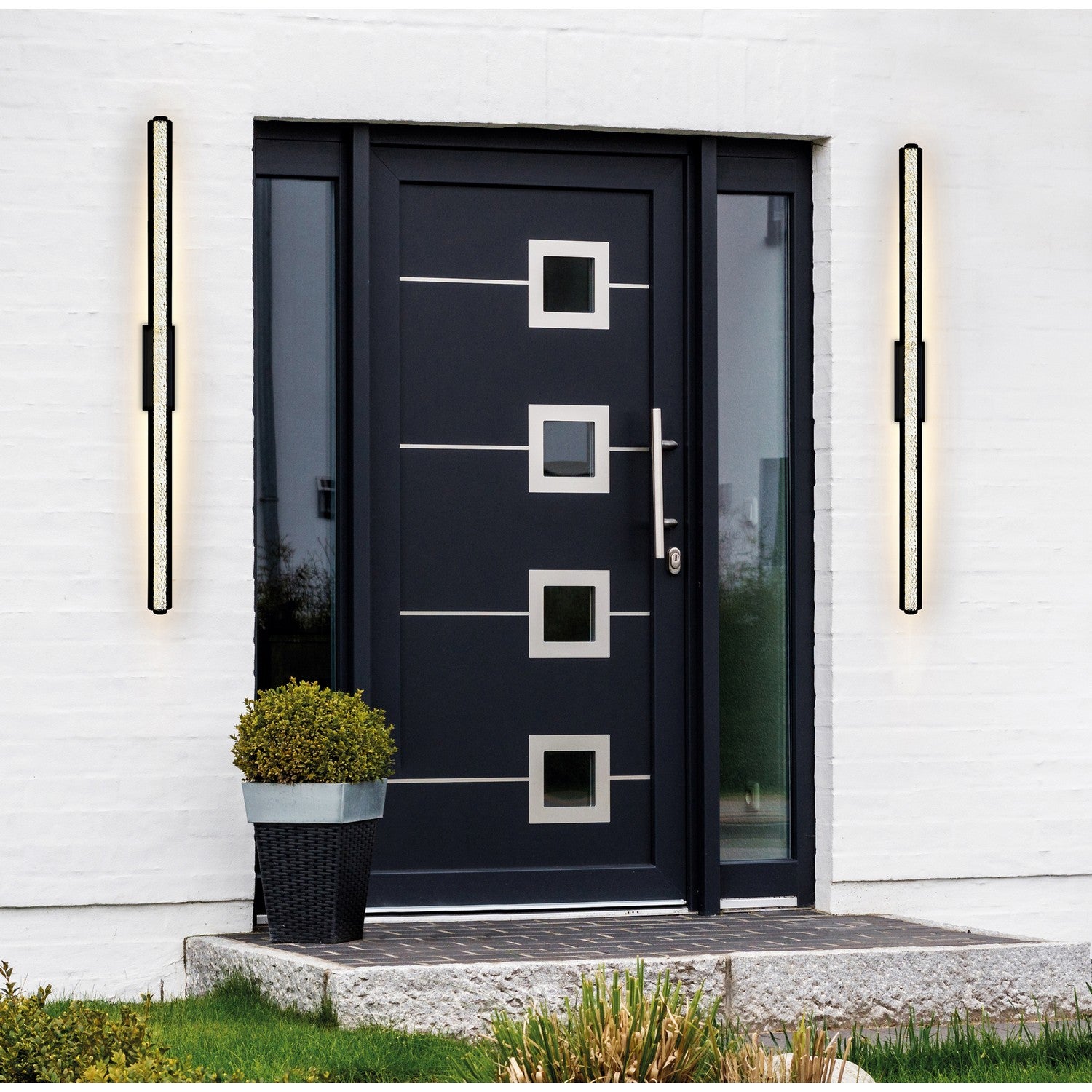 CWI Lighting Canada - 1702W48-101 - Applique murale extérieure à DEL - Fidji - Noir