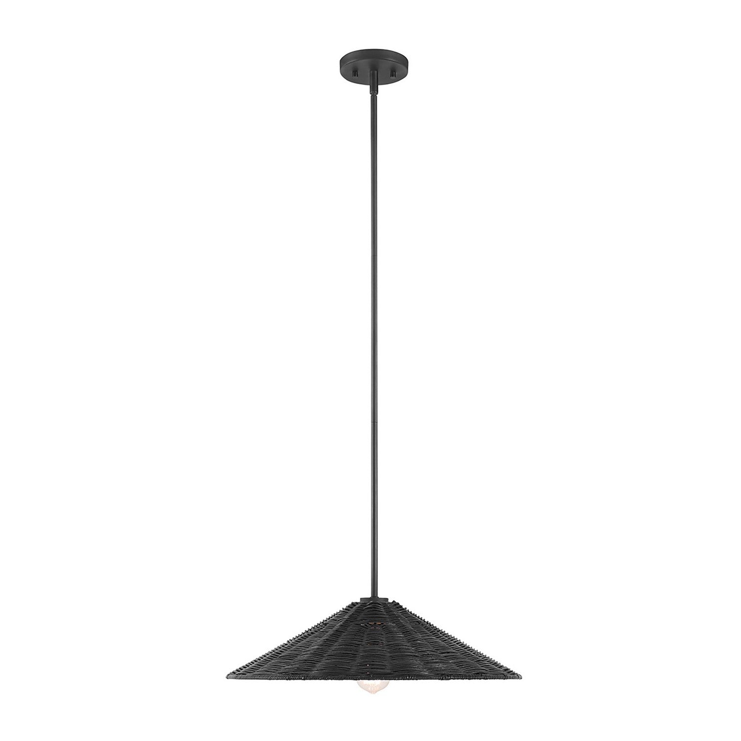 Lumière Meridian M7041MBK One Suspension en noir mat