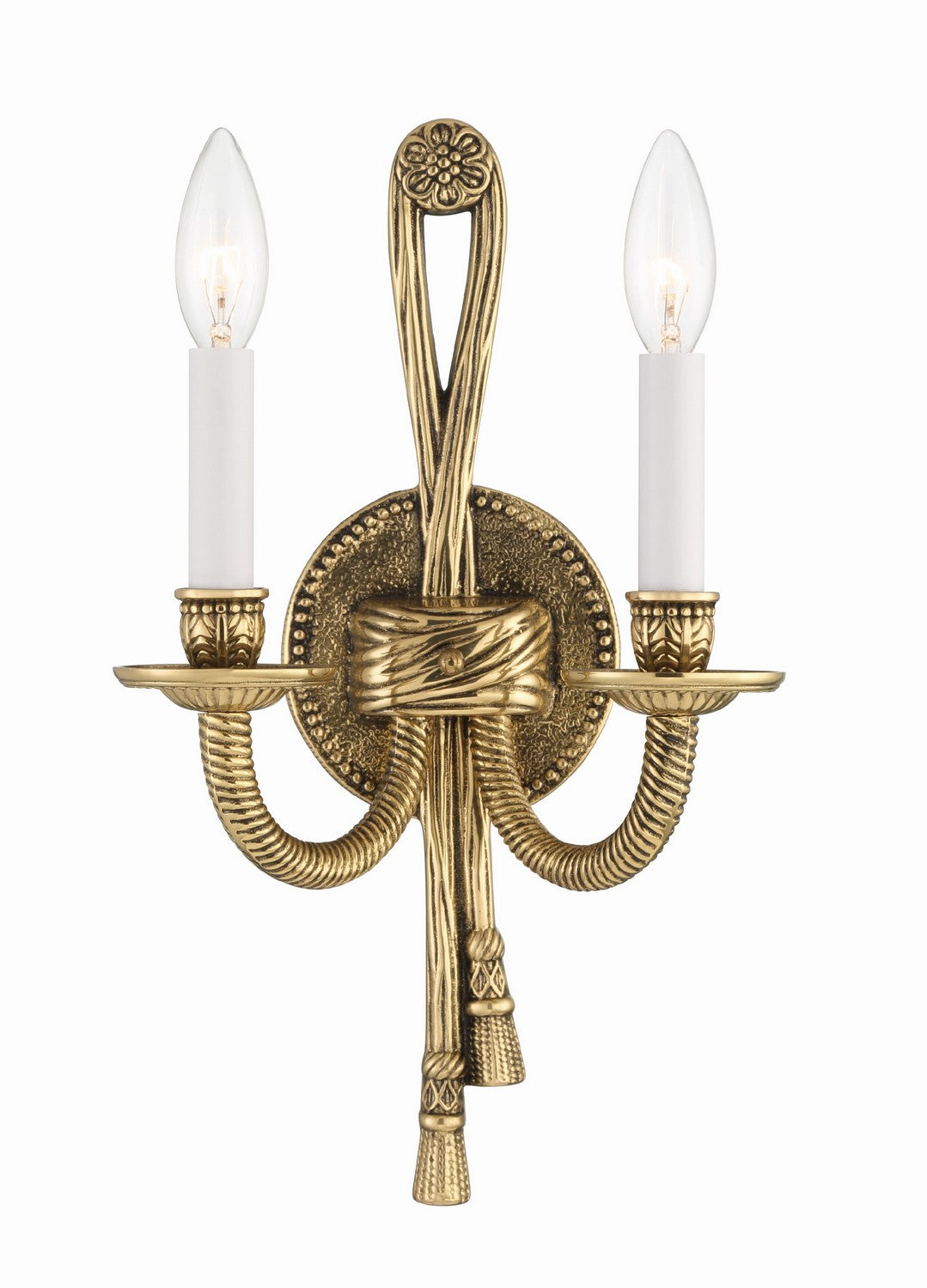 Crystorama - 650-OB - Two Light Wall Sconce - Lexsi - Olde Brass