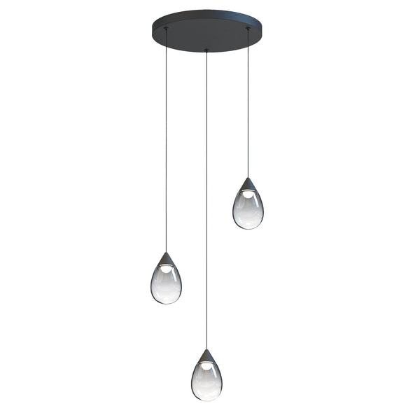 Goutte de rosée DEL Suspendu multi-luminaire