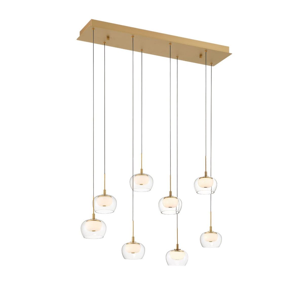 Lib & Co. Canada - 10216-030 - LED Chandelier - Manarola - Painted Antique Brass