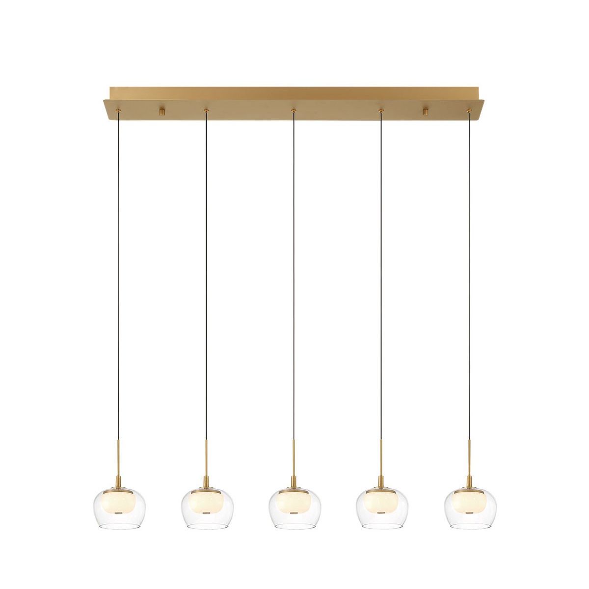 Lib & Co. Canada - 10217-030 - LED Chandelier - Manarola - Painted Antique Brass