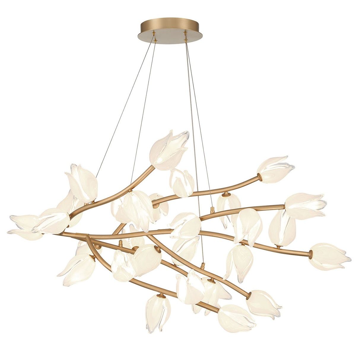 Lib & Co. Canada - 12086-03 - LED Chandelier - Belluno - Champagne Gold