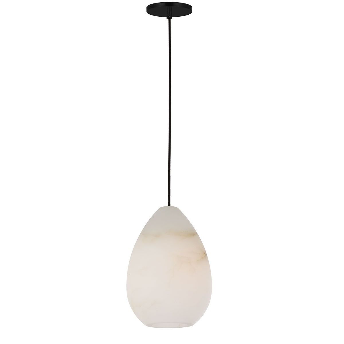 Visual Comfort Modern - SLPD544ALBB - One Light Pendant - Alina - Nightshade Black