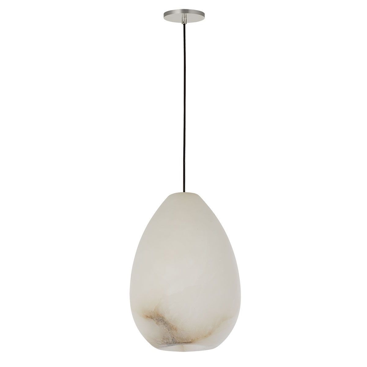 Visual Comfort Modern - SLPD545ALBN - One Light Pendant - Alina - Polished Nickel