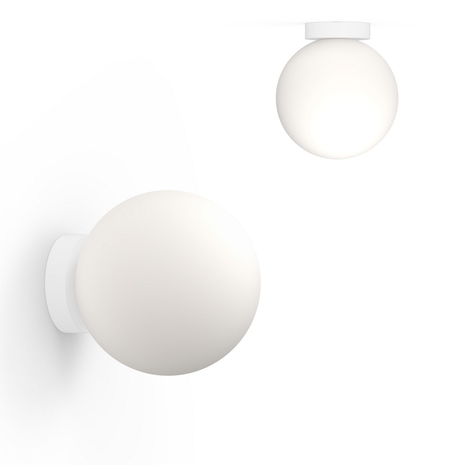 Pablo Designs - BOLA SPH FSH 10 DTW WHT - LED Wall/Ceiling Lamp - Bola - White