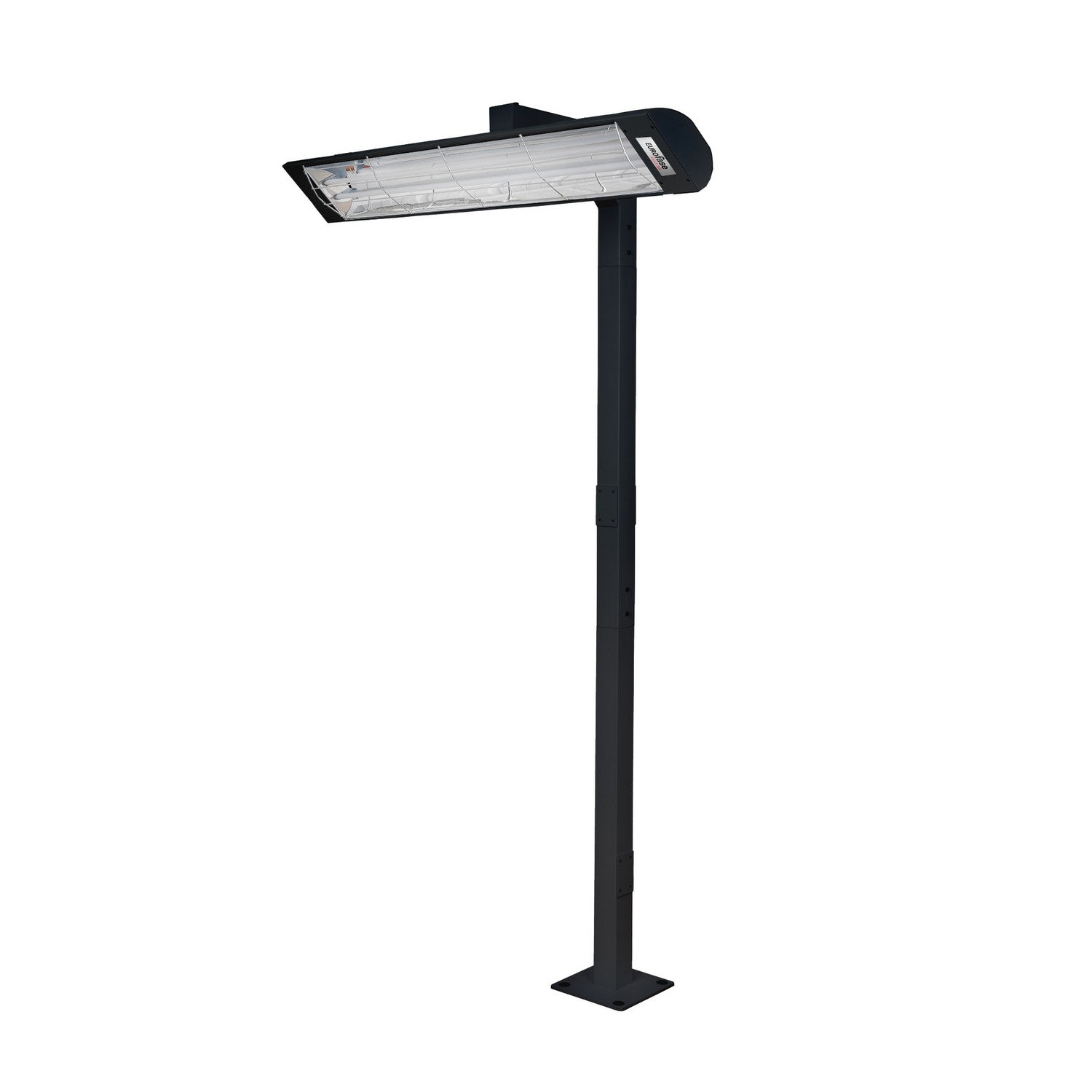 Eurofase Heating - EF6108PMB - Support sur poteau de 2,4 m, simple, 155 cm, noir - Noir