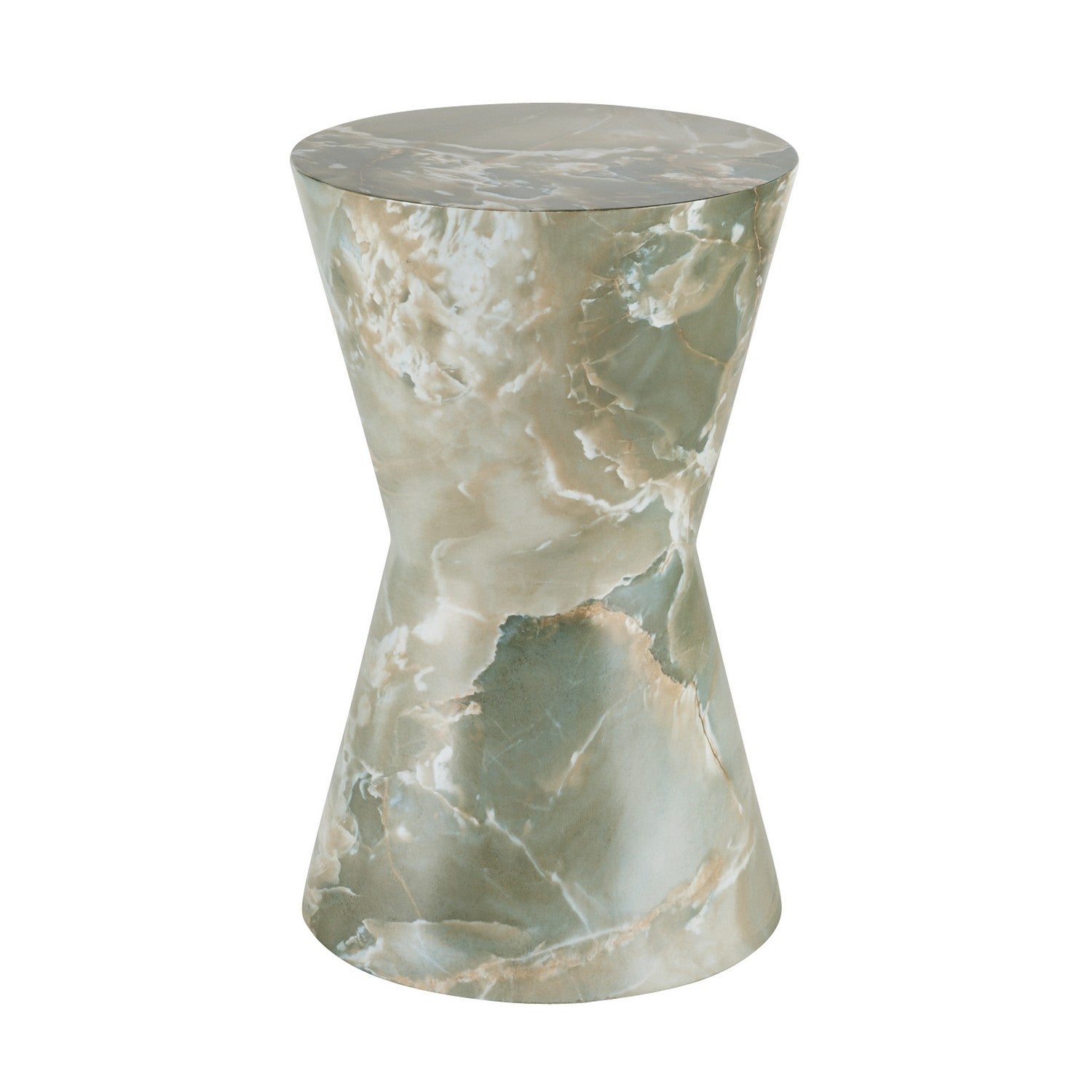 Arteriors - FAS07 - Table d'appoint - Costello - Imitation marbre Jade