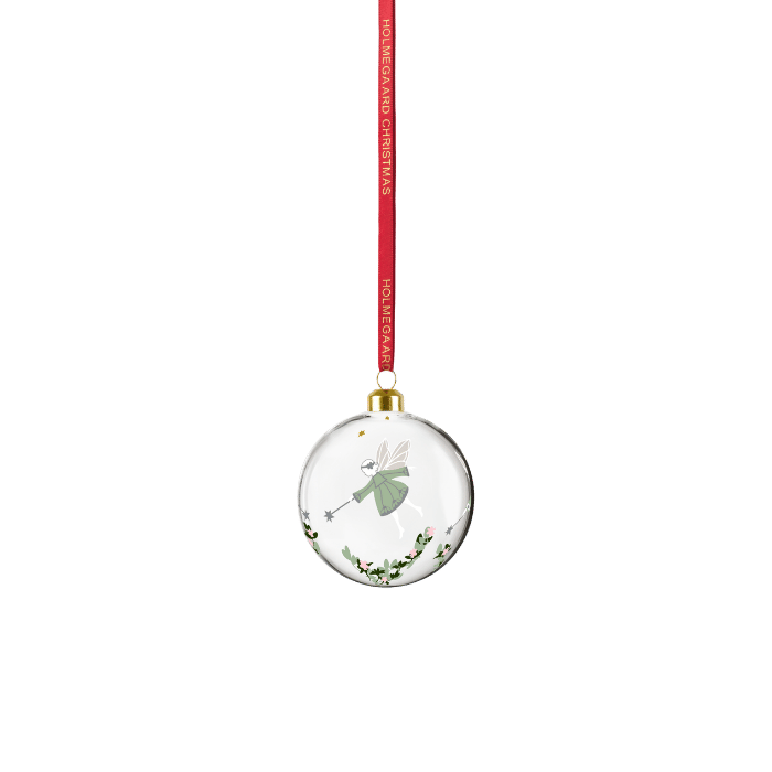 Holmegaard 4800638 Annual Christmas Bauble 2026 in Clear