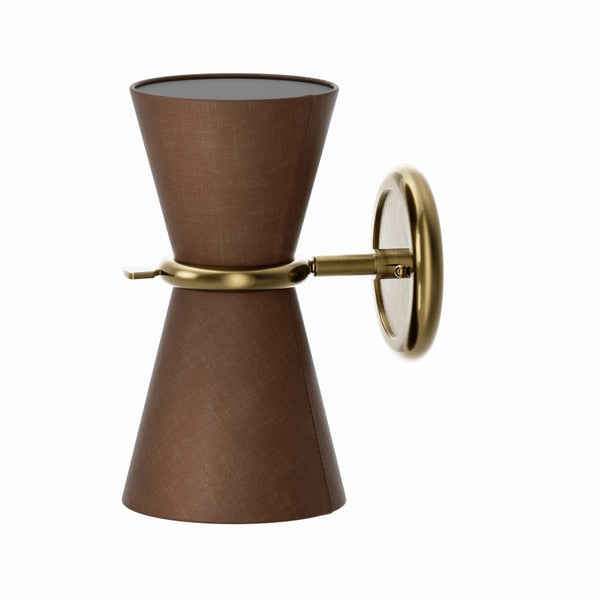Regina Andrew 15-1261 Gable Wall Sconce - Sconce in Antique Natural Brass