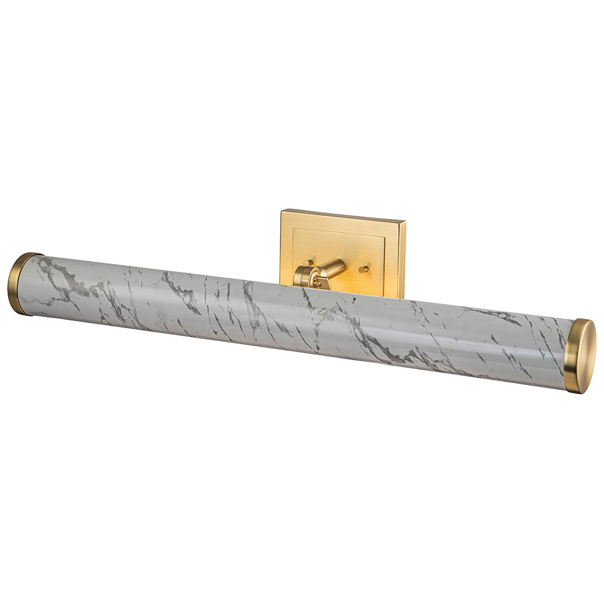 Lucas + McKearn - COATES-PLL-CS - LED Picture Light - Coates - Carrera Stone Finish/Brushed Brass