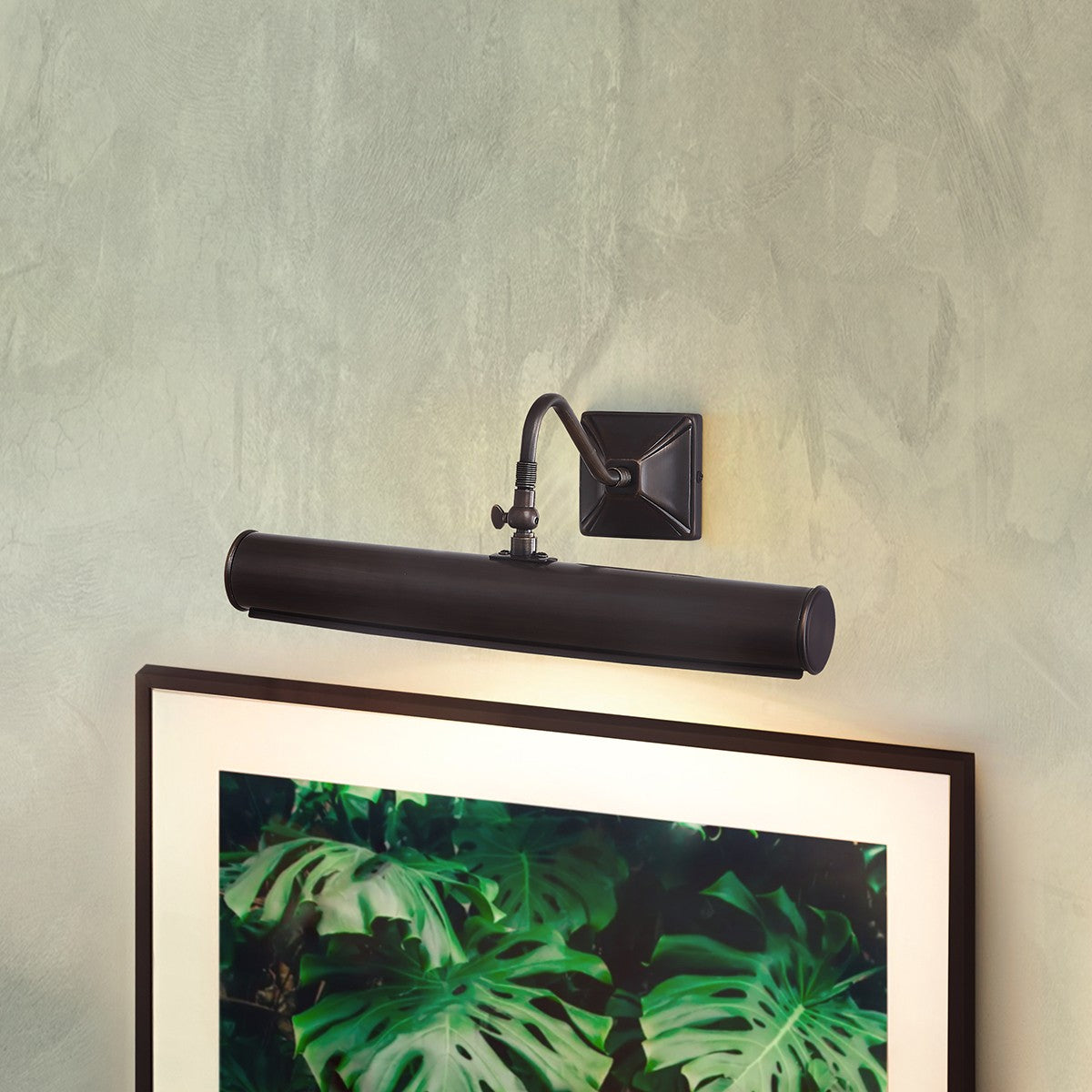Lucas + McKearn - PL1-20 DB - Two Light Picture Light - Leo - Dark Bronze