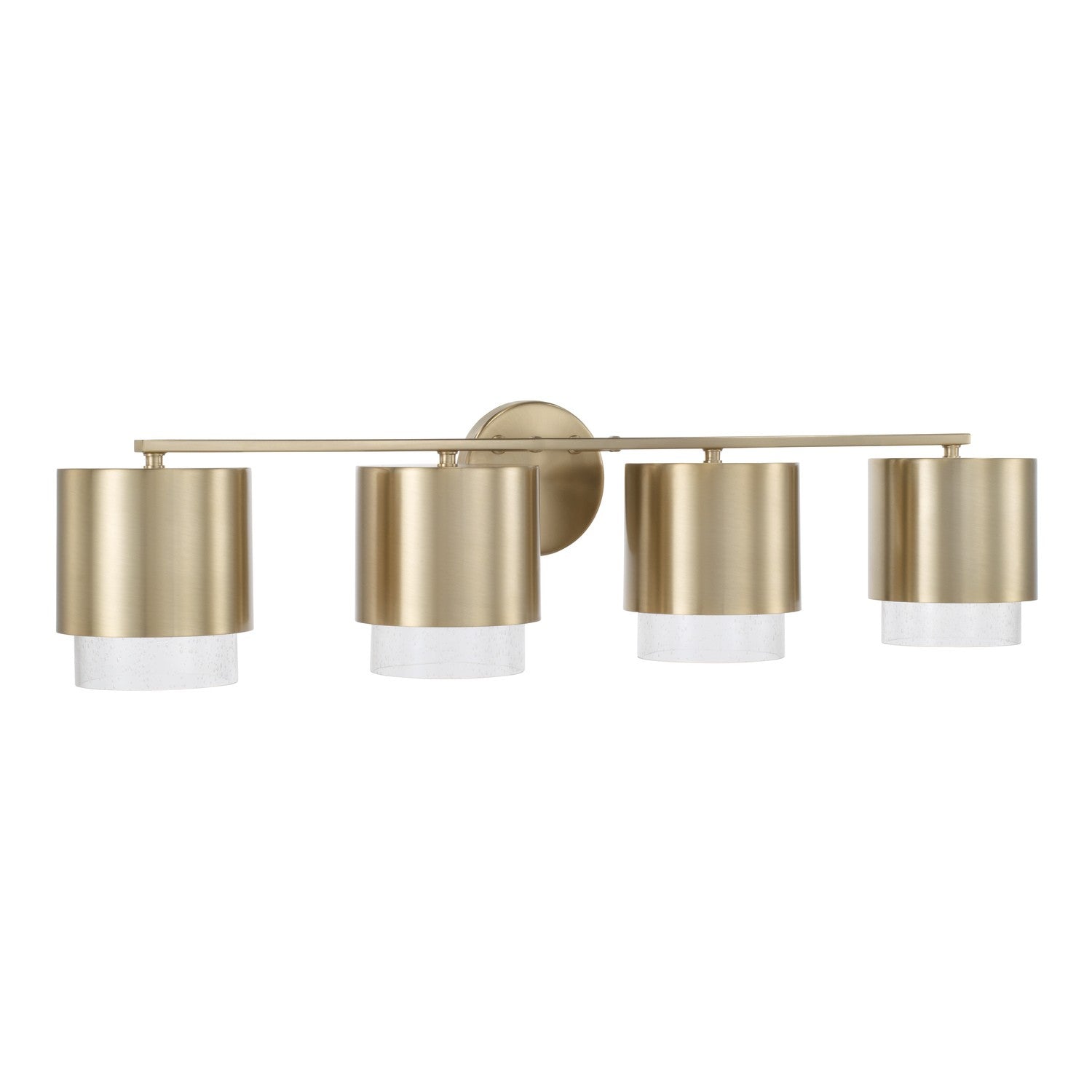 Éclairage Capital Lighting - 153041MA-549 - Applique murale à quatre lumières - Weller - Laiton mat