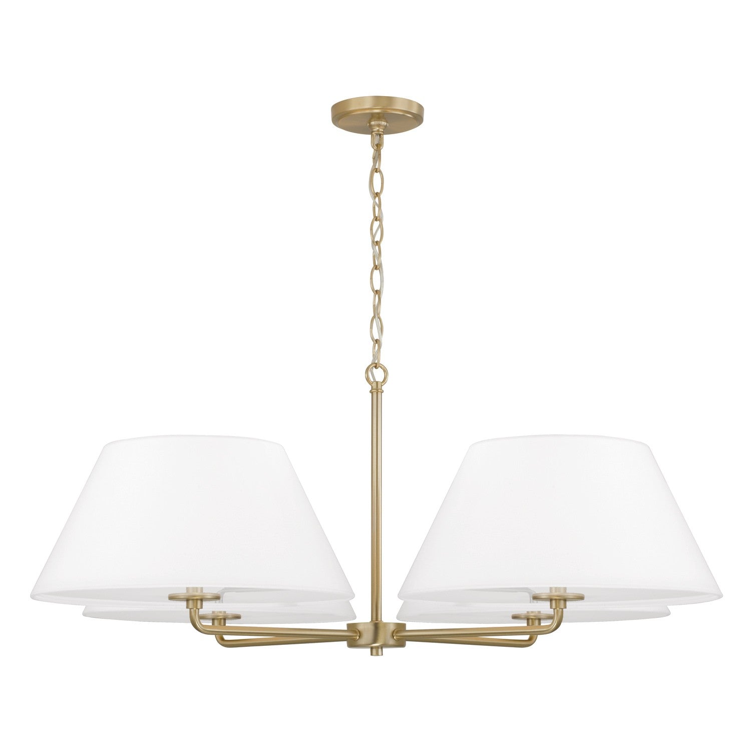 Éclairage Capital - 453241MA - Quatre lampes Suspendu - Parson - Laiton mat