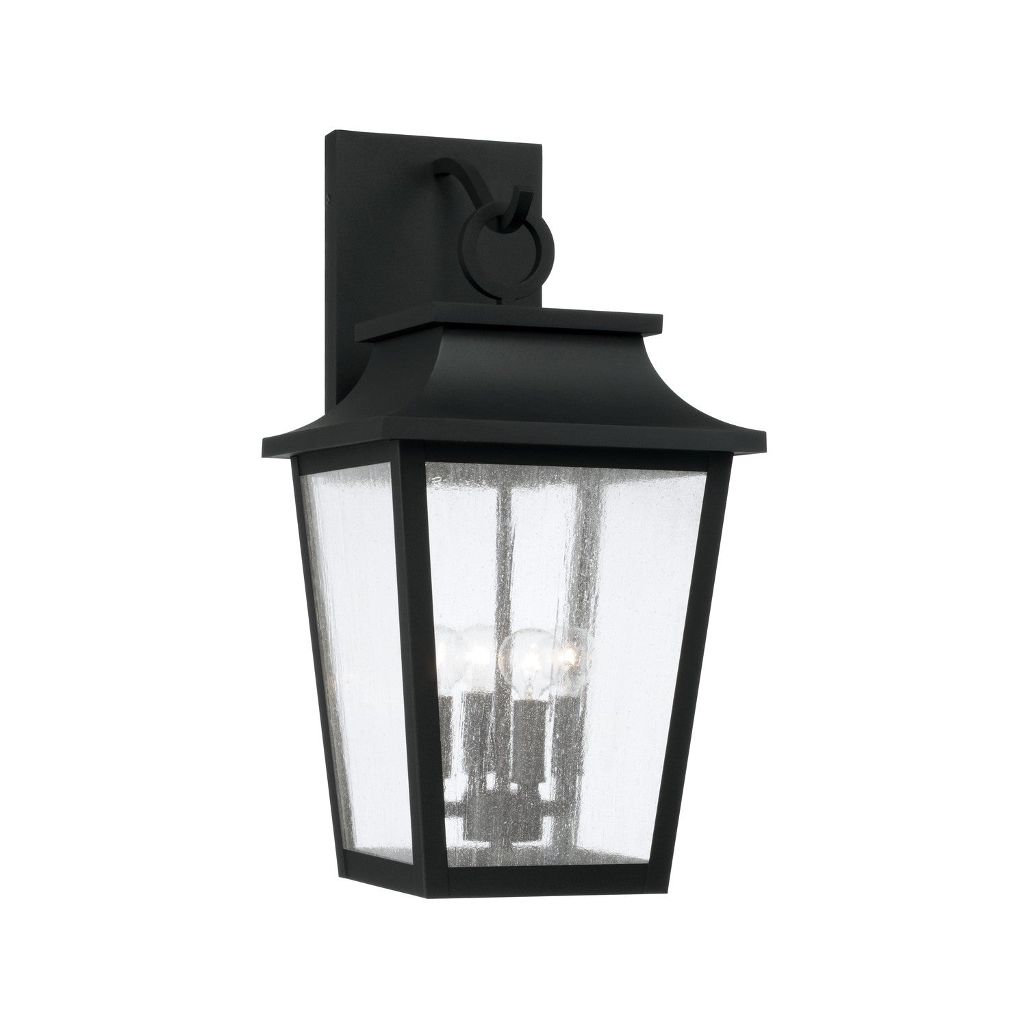 Éclairage Capital - 953341BK - Applique murale extérieure à quatre lumières - Chandler - Noir