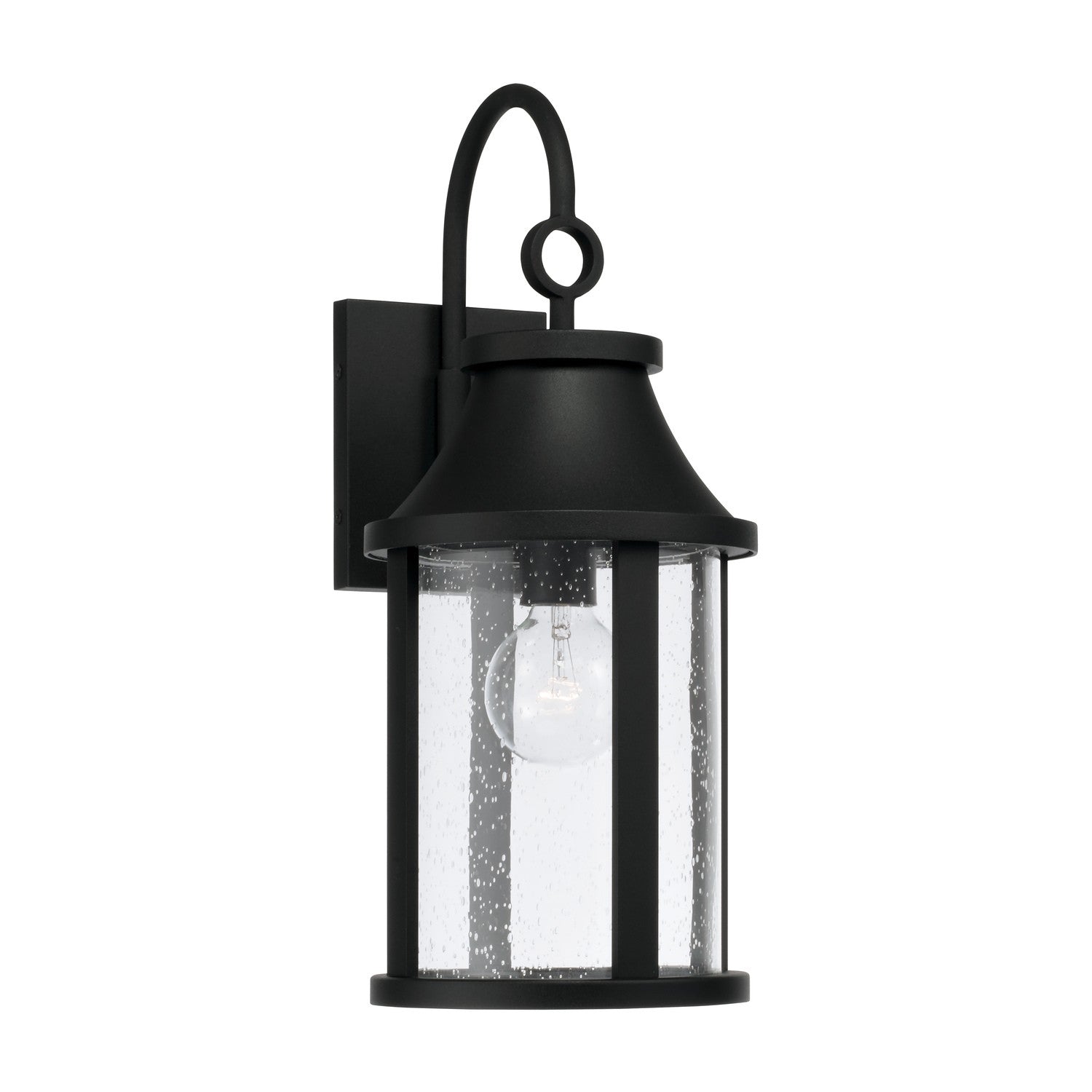 Capital Lighting - 953611BK - Applique murale extérieure à une lumière - Bridger - Noir