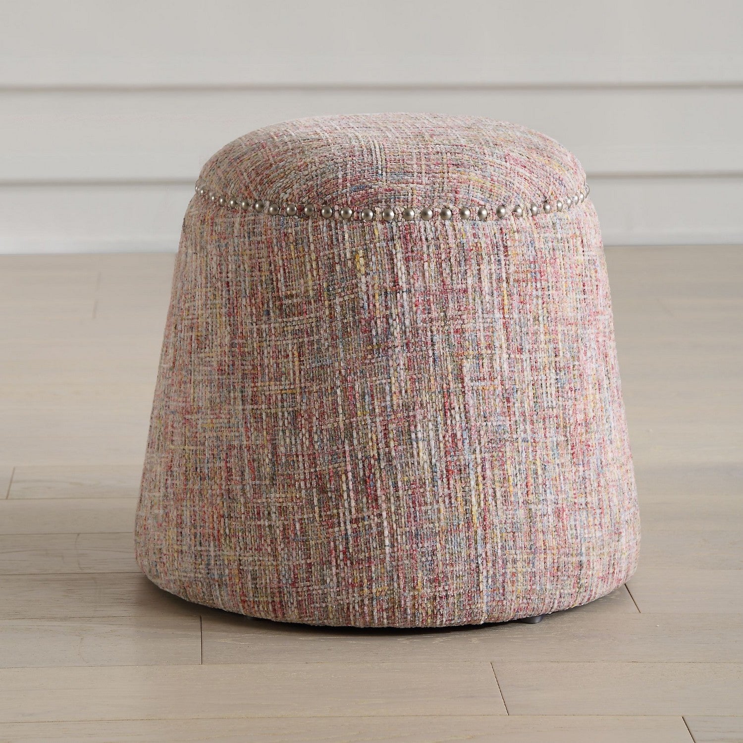 Uttermost - 23834 - Pouf - Gumdrop - Nickel brossé