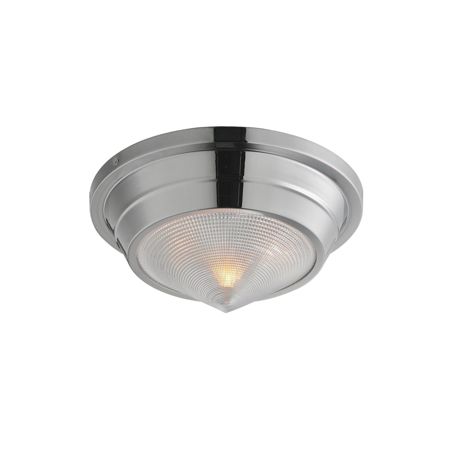 Maxim Lighting 10390PRPN Hargreaves Flush Mount in Polished Nickel