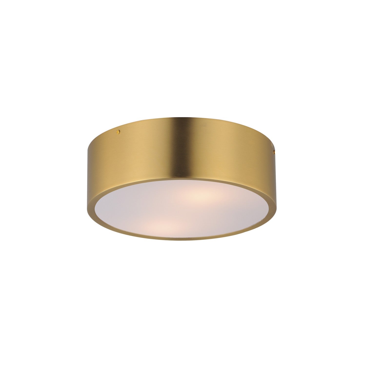 Maxim Lighting 10494WTSBR Tommy Flush Mount in Satin Brass