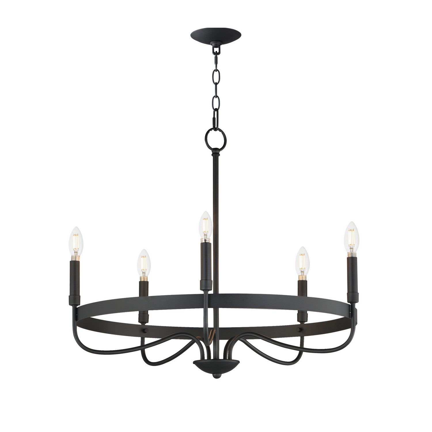 Maxim Lighting 14495BK Frankie Chandelier in Black