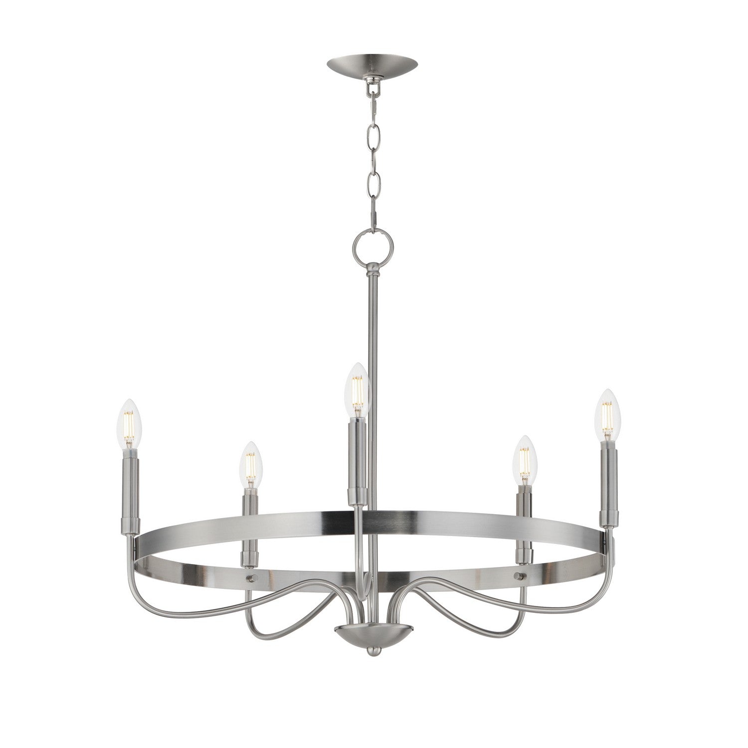 Maxim Lighting 14495SN Frankie Chandelier in Satin Nickel