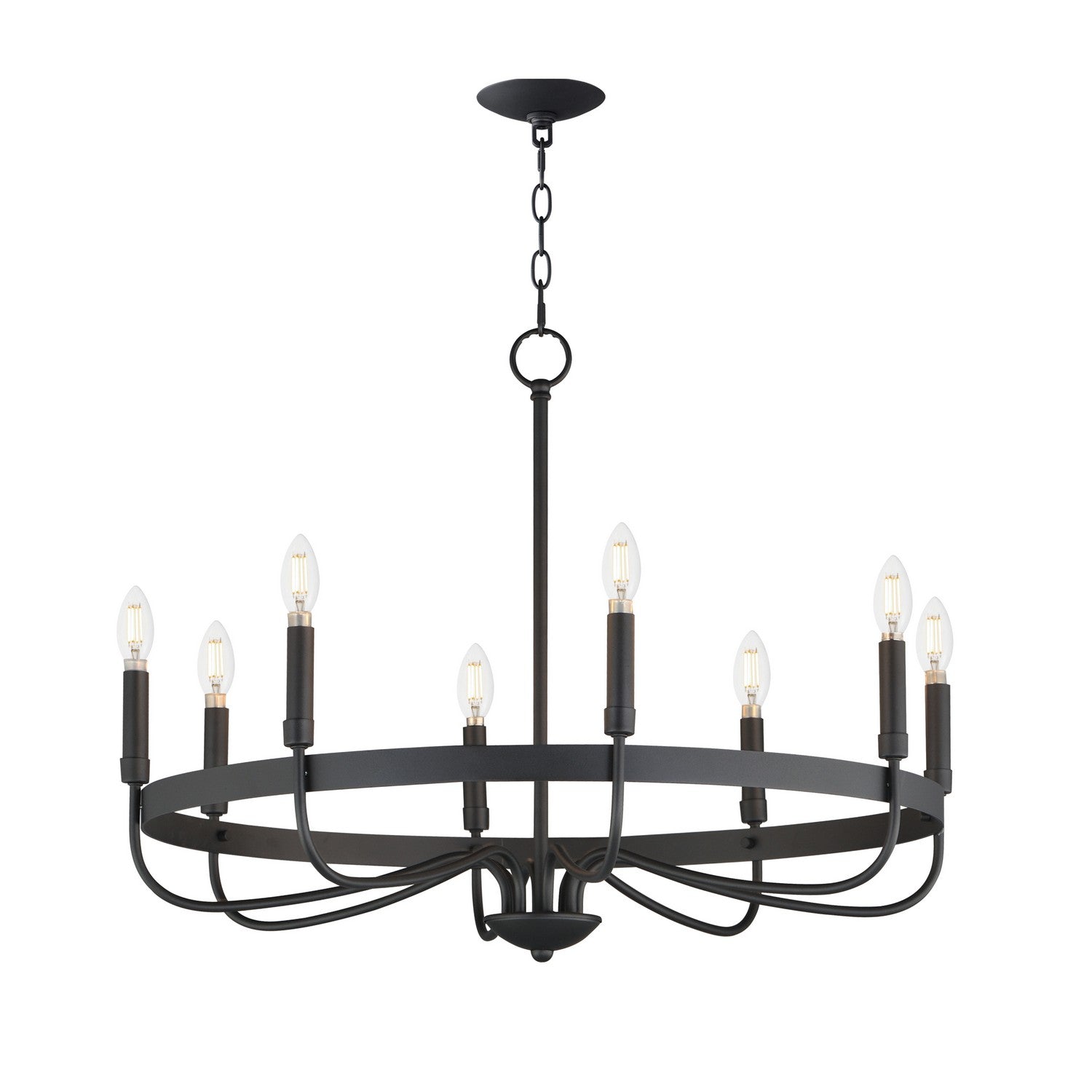 Maxim Lighting 14498BK Frankie Chandelier in Black