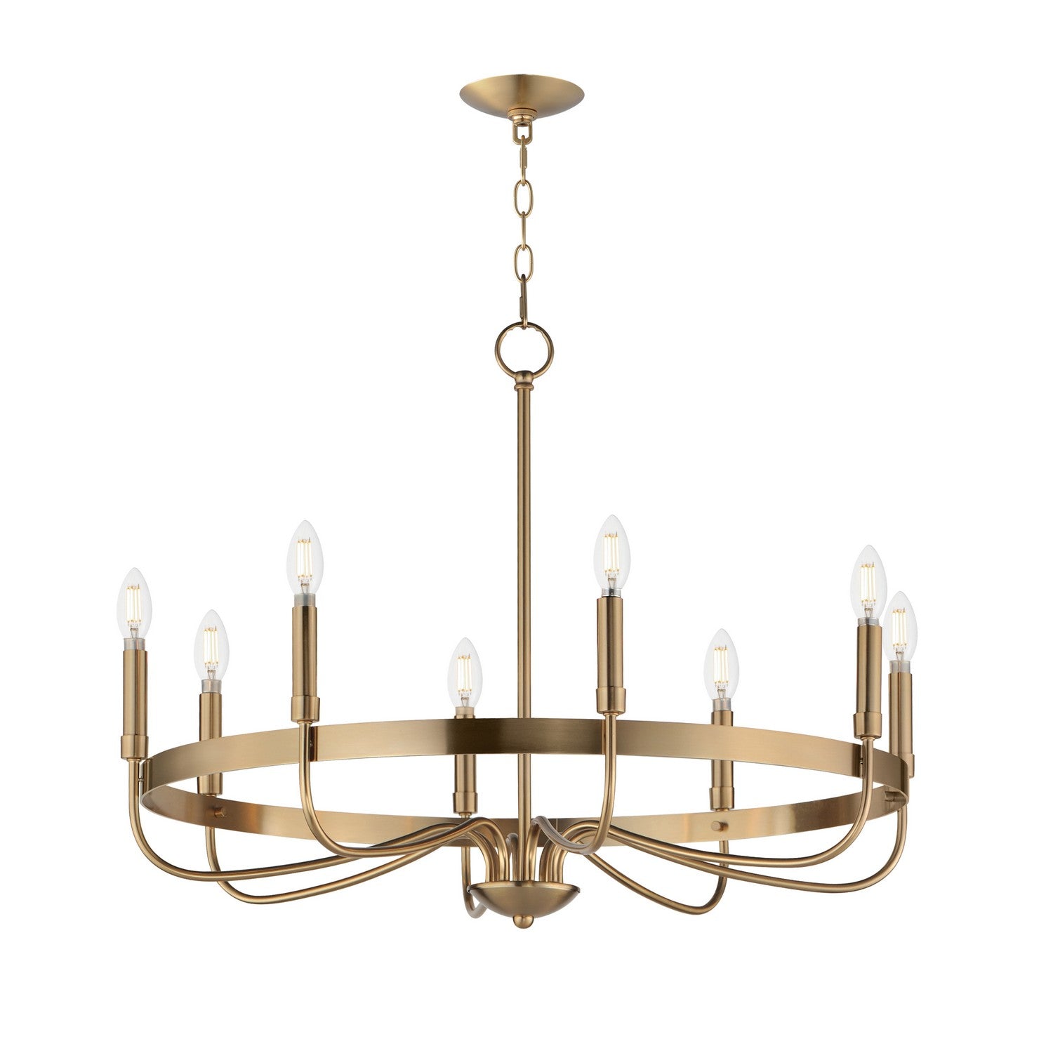 Maxim Lighting 14498HR Frankie Chandelier in Heritage