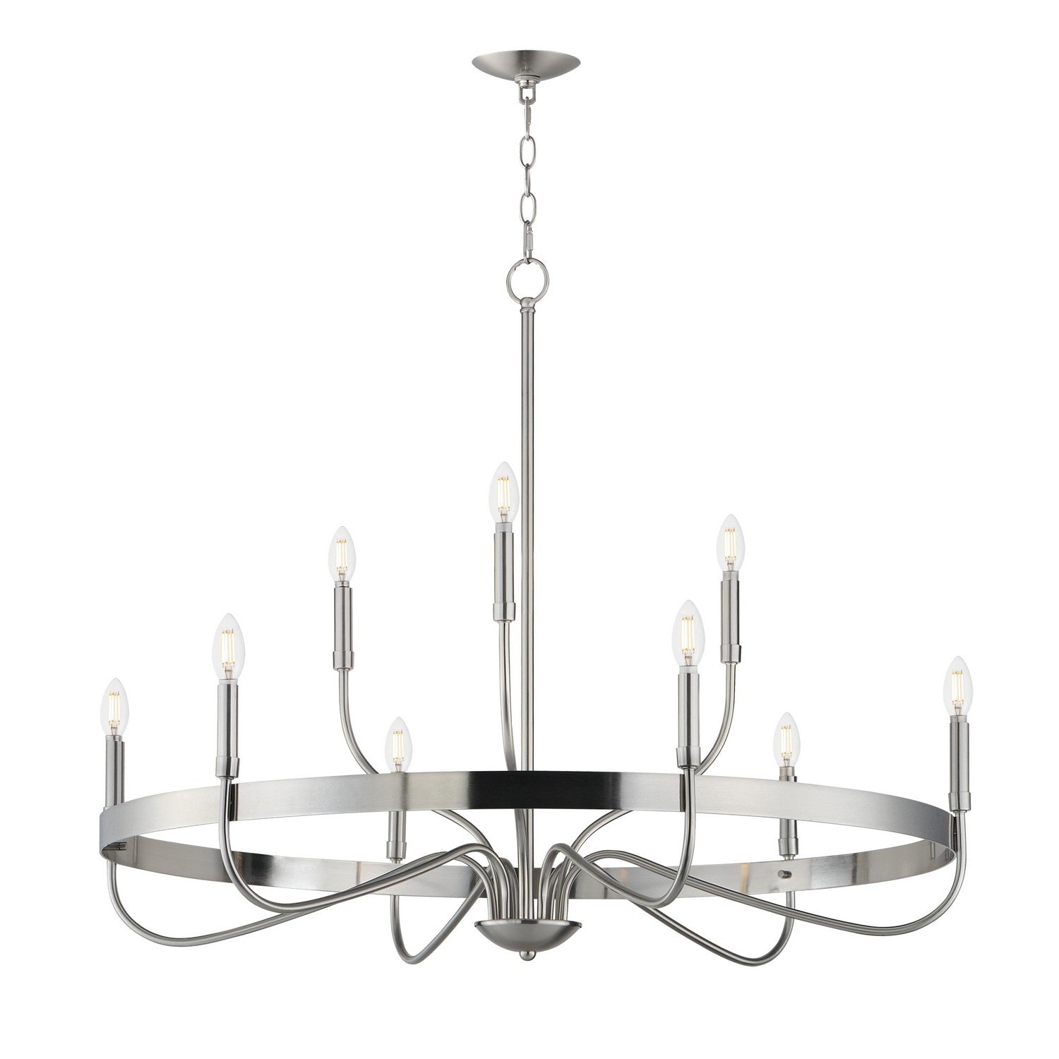 Maxim Lighting 14499SN Frankie Chandelier in Satin Nickel